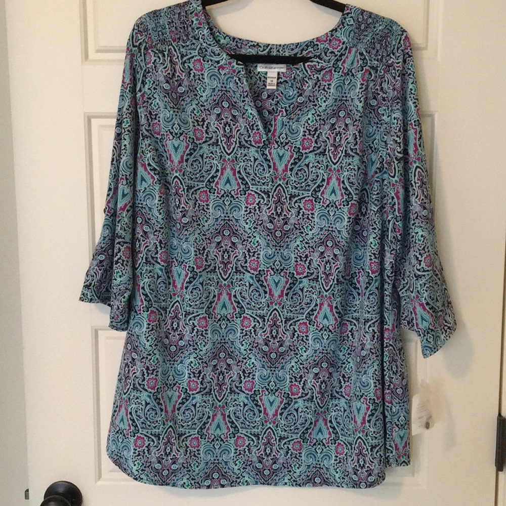 Croft & Barrow Jewel-Tones Tunic
